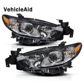 VehicleAid Headlights For 2014-2017 Mazda 6